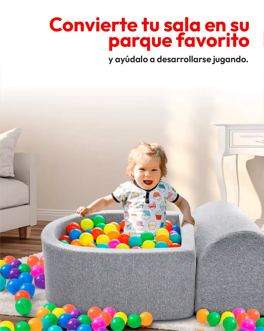 SET BLOQUES DE ESCALADA PREMIUN / 6 PIEZAS  CON 100 BOLAS