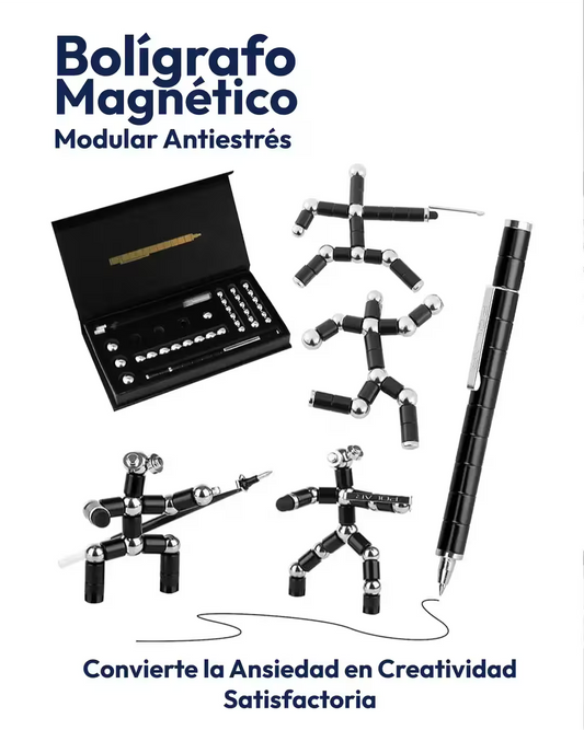 Bolígrafo magnético modular anti estrés