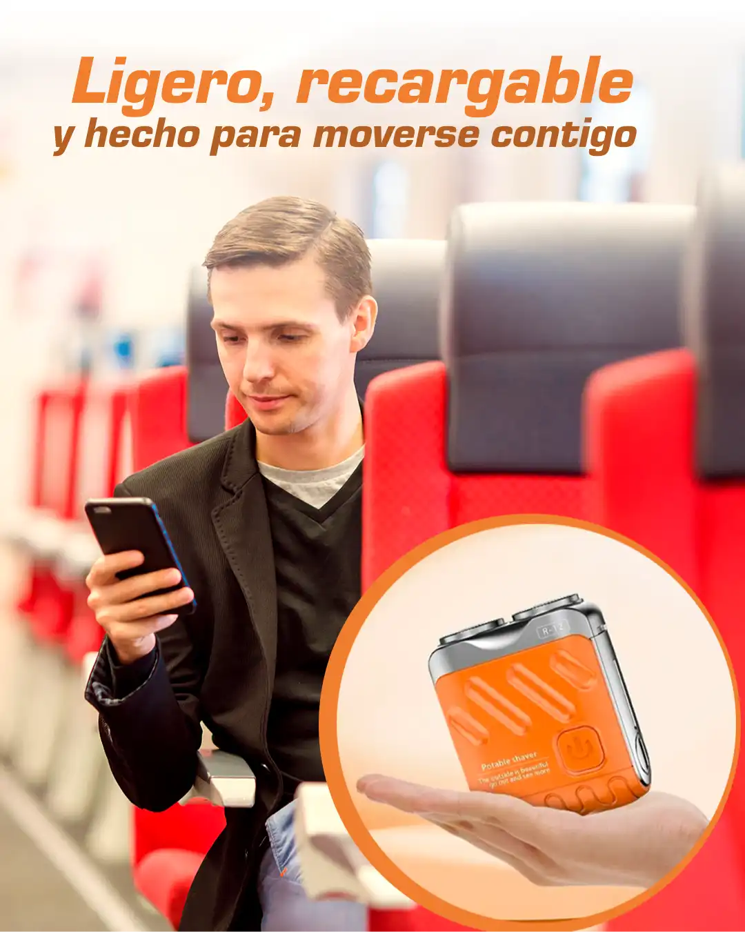 Mini Rasuradora Eléctrica Portatil