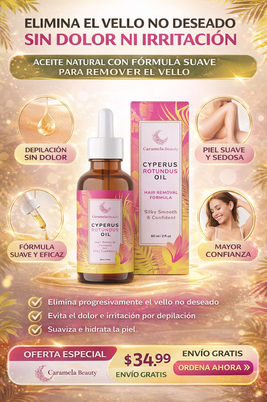 Aceite Natural para Depilación