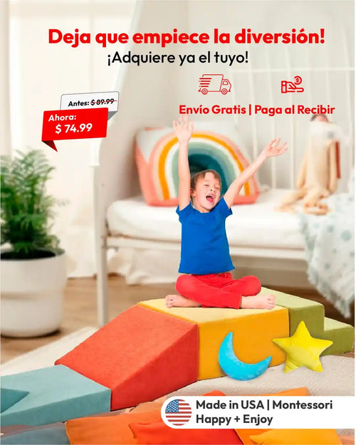 SET BLOQUES DE ESCALADA PREMIUM  MULTICOLOR 4 PCS