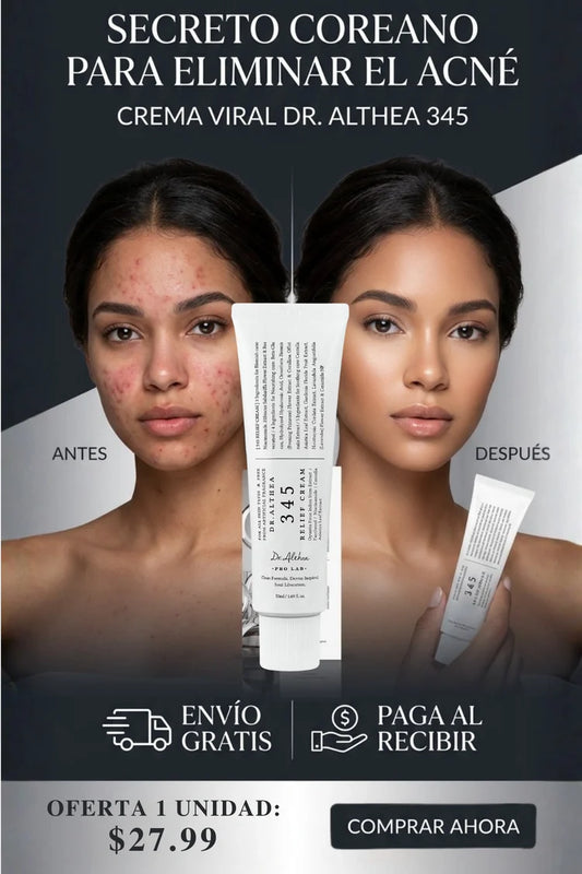 Dr. Althea 345™ Crema Coreana de Alivio calma y repara la piel sensible, con manchas y acné