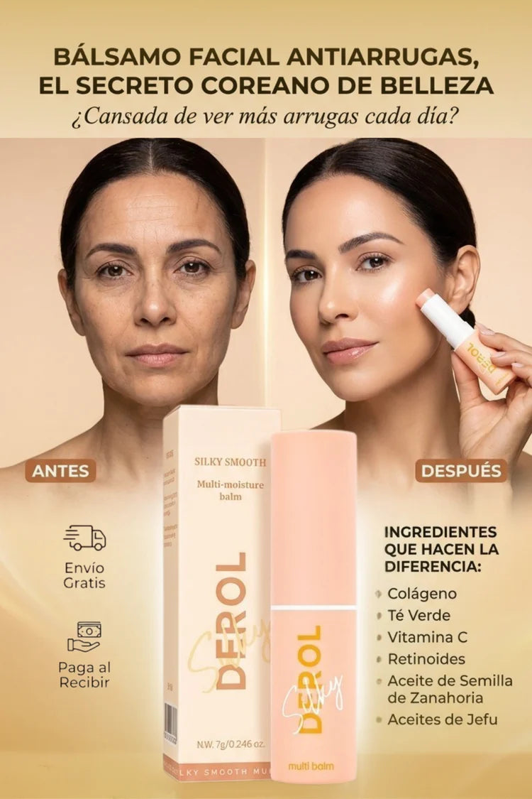 Derol™ Bálsamo Hidratante Anti-Líneas hidrata intensamente y suaviza las líneas de expresión