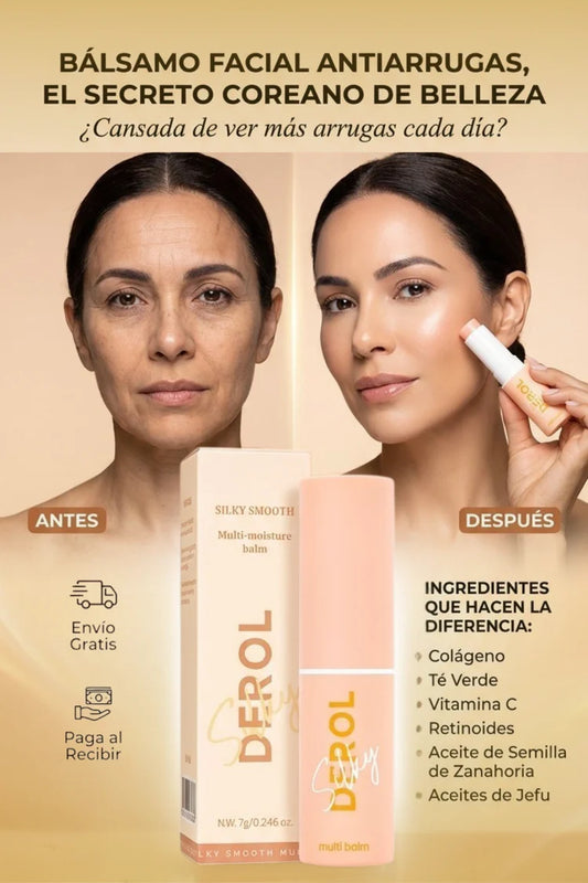 Derol™ Bálsamo Hidratante Anti-Líneas hidrata intensamente y suaviza las líneas de expresión