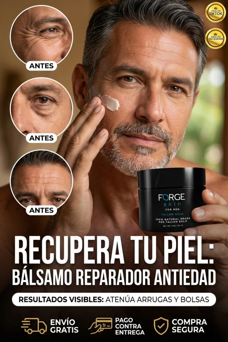 Forge Skin™ Nutrición Profunda y Cuidado Facial Masculino