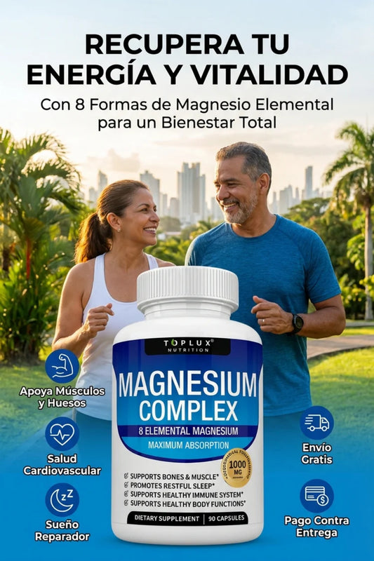 MagnesiumComplex™ 8X Magnesium Complex – Alivio Natural del Estreñimiento