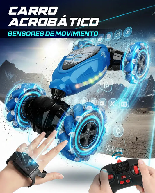 Carro Acrobatico con sensor de movimientos